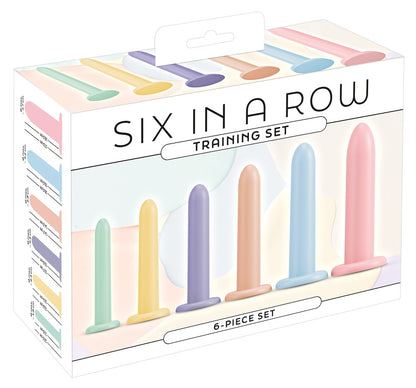 You2Toys - Σετ Dildo - Six In a Row Dildo Training Set - Green