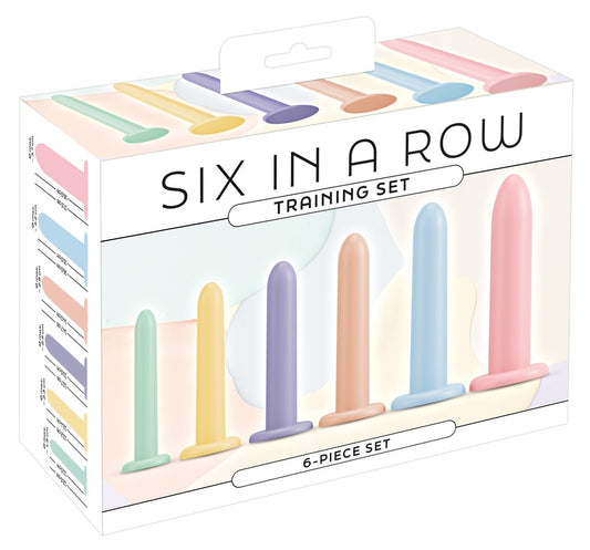 You2Toys - Σετ Dildo - Six In a Row Dildo Training Set - Green