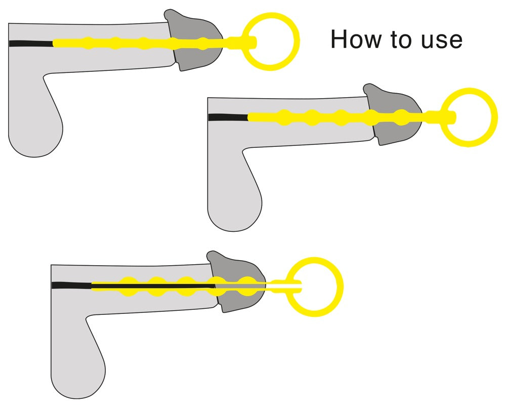 Penisplug - Σετ Διαστολέων - Penis Plug 3-piece Dilator Set "Training" - Μαύρο