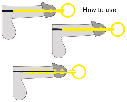 Penisplug - Σετ Διαστολέων - Penis Plug 3-piece Dilator Set "Training" - Μαύρο