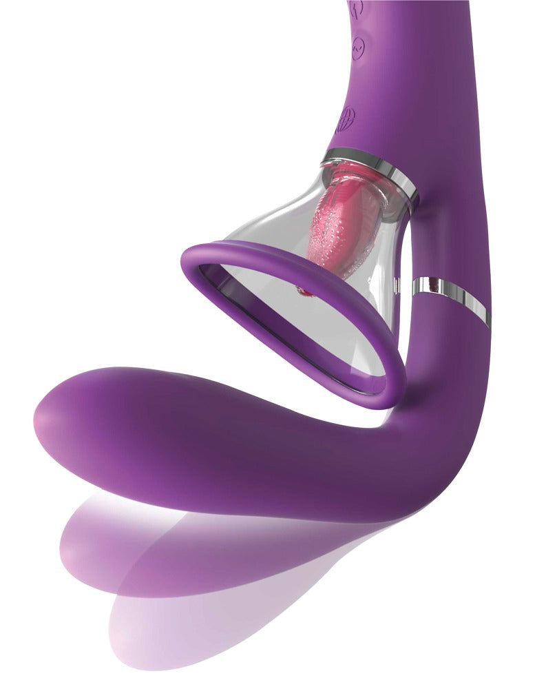Fantasy For Her - Δονητής - Pipedream - Her Ultimate Pleasure Pro Stimulator - Μωβ