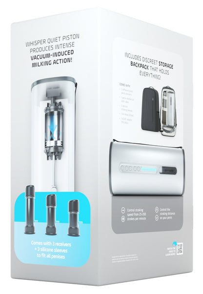 Autoblow - Αυνανιστήριο - VacuGlide Masturbation Machine - Gray - Ασημί